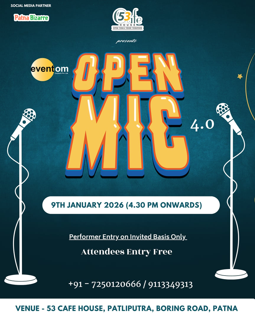 Cafe 53 X Eventom Open Mic