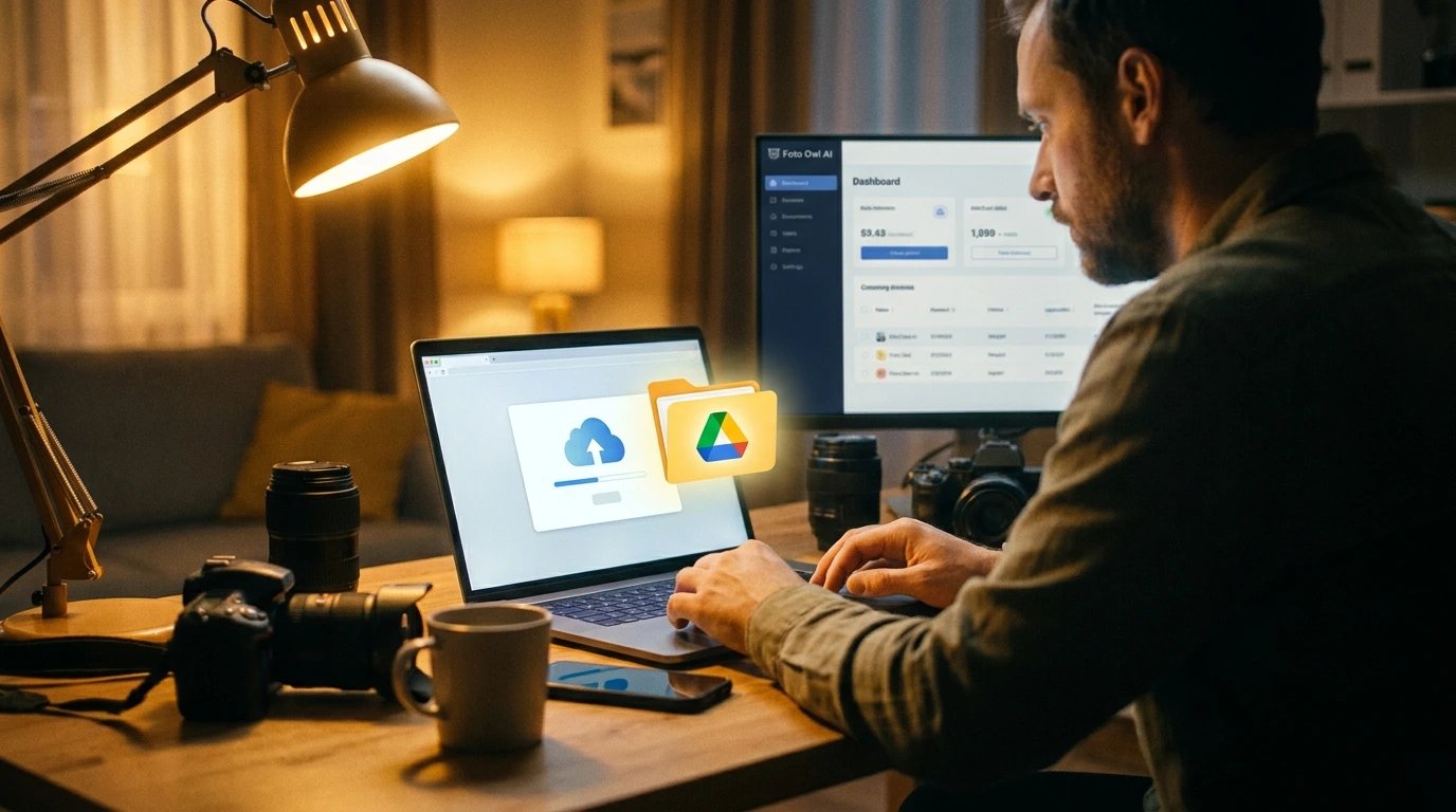 How to Import Google Drive Photos to Foto Owl AI