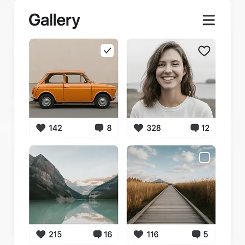 selection mockup